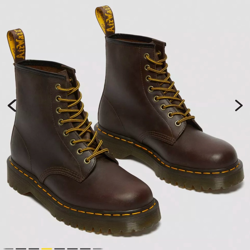 1460 BEX CRAZY HORSE LEATHER LACE UP BOOTS